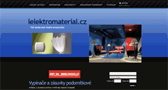 Desktop Screenshot of ielektromaterial.cz